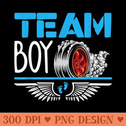 team funny baby gender reveal baby shower party - ready to print png designs