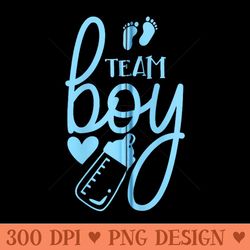 baby shower party favors for team gender reveal - high resolution png designs