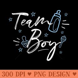 team gender reveal baby shower party - png download with transparent background