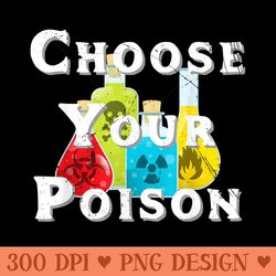 poison bottles t choose your poison - png art files