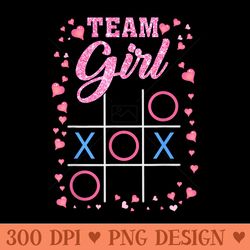 fun gender reveal baby shower party team girl men - transparent png clipart