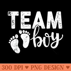 gender reveal team blue family baby party supplies - high quality png clipart