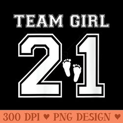 s team girl 2021 gender reveal pink baby shower adoption party - png clipart download
