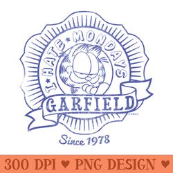 garfield i hate mondays sweatshirt - png graphics