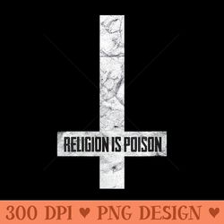 s Antichrist Grunge Religion Poison Atheism Occult - High Resolution PNG download