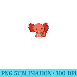funny axolotl lover gamesalotl gaming axolotl - unique sublimation png download