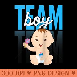 gender announcement team baby party reveal pregnant raglan baseball - high quality png download