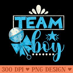 team gender reveal party baby party gender reveal - printable png graphics