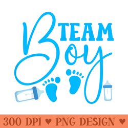 baby shower party favors for team gender reveal - vector png clipart