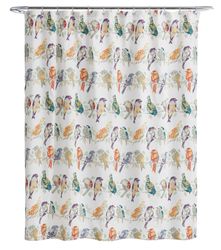 Collingswood Multicolor Bird Print Shower Curtain