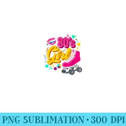 80s party theme party outfit costume vintage retro 80s girl - png templates