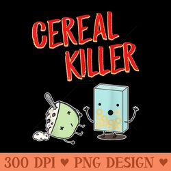 funny cereal killer t food graphic s novelty - png clipart