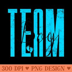 team awesome parents baby shower party gender reveal - modern png designs