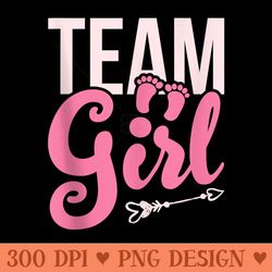 team girl baby gender announcement gender reveal - transparent png clipart