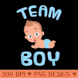 gender reveal team for baby shower party its a - high quality png download