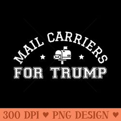 mail carriers for trump 2024 election postman letter mailman - high quality png download