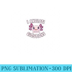 i axolotl questions mexican salamander pink axolotl girls - exclusive png designs