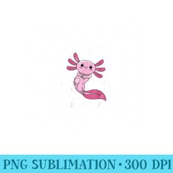 i axolotl questions cute pink axolotl kawaii salamander - png design downloads