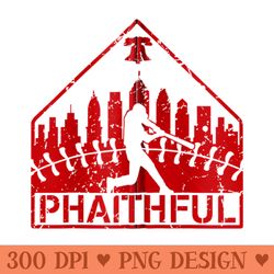 philadelphia city phaithful philly fan baseball home plate - png download
