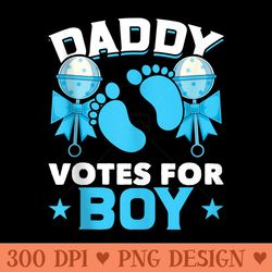 team baby party future dad baby shower gender reveal - design png template