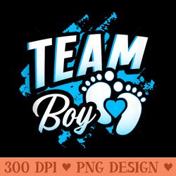 gender reveal team baby shower party pink blue day - png image download