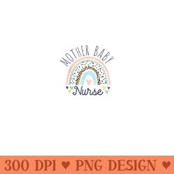 mother - unique png artwork - lifetime access to purchased filespartum mother baby nurse mom baby postpartum nursing - p