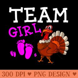 team girl thanksgiving baby announcement pregnancy reveal - beautiful png download