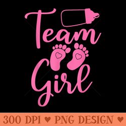 baby shower party favors for girl team girl gender reveal - mug sublimation png