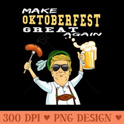 oktoberfest party hats beer mug sausage trump - clipart png
