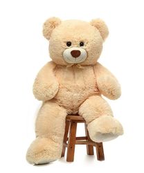 35.4 Giant Teddy Bear Soft Stuffed Animals Plush Big Bear Toy, Beige
