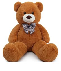 Giant Teddy Bear 55" Large Stuffed Animals Plush Toy , Dark brown