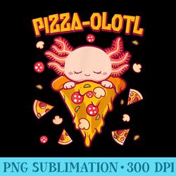 cute pizza slice kawaii axolotl for funny axolotl - free transparent png download