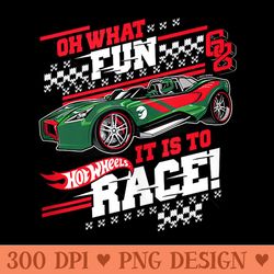 hot wheels oh what fun it is to race - mug sublimation png