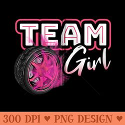 gender reveal team girl burnouts baby shower party idea - free png download