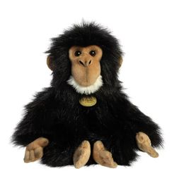 Medium Black Miyoni - 9.5" Chimpanzee - Adorable Stuffed Animal