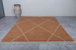 Hand knotted Moroccan rug - Beni ourain rug - Living room rug - Berber rug - Moroccan rug