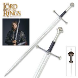 ANDURIL Sword of Strider, Custom Engraved Sword, LOTR Sword, Lord of the Rings King Aragorn Ranger Sword, Sting swordAND