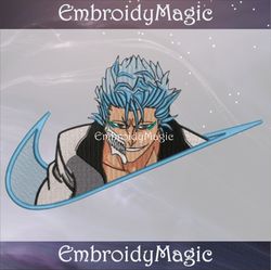 Grimmjow Embroidery Design