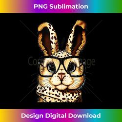 Cute Easter Bunny Mom Easter Leopard Bunny Face Sunglasses - Innovative PNG Sublimation Design - Striking & Memorable Im