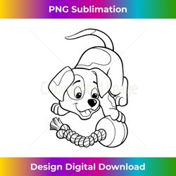 Puppy T-Shirt Kids Dog Playing Coloring Book Tee - Sophisticated PNG Sublimation File - Pioneer New Aesthetic Frontiers