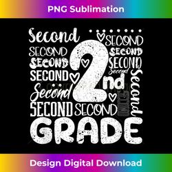 Tie Dye 2nd Grade Typography Team Second Grade Teacher - Vibrant Sublimation Digital Download - Pioneer New Aesthetic Fr