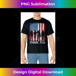 Patriotic American Flag Thank You For Men Women Kid Girl Boy - High-Resolution PNG Sublimation File