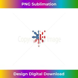Filipino Pinoy Pride American Flag Philippines 4th of July Tank Top - High-Resolution PNG Sublimation File