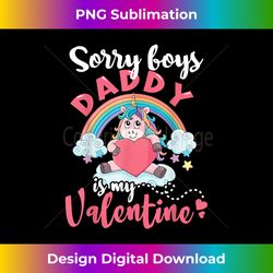 daddy is my valentine day outfit teen baby girl toddler gift - artistic sublimation digital file