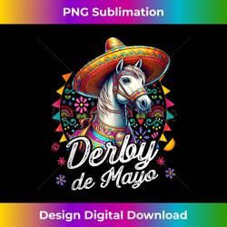 derby de mayo shirts for men women horse racing mexican tank top - premium sublimation digital download