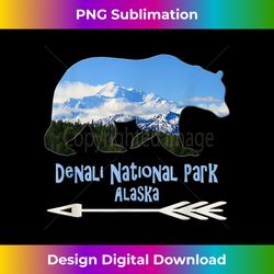 denali national park alaska grizzly bear mountains - png transparent sublimation design