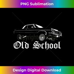 lowrider shirt old school cholo clothing for men mexican tank top - signature sublimation png file