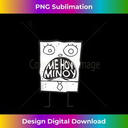 Spongebob Squarepants Doodlebob Me Hoy Minoy Mouth Tank Top - PNG Sublimation Digital Download