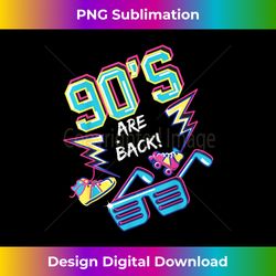 men's women's kids retro 90's are back illustration graphic - trendy sublimation digital download