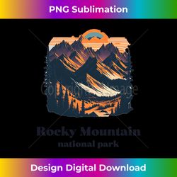 rocky mountain national park colorado landscape long sleeve 2 - png transparent digital download file for sublimation